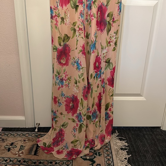 Unique Vintage 1930s inspired floral gown - Picture 7 of 8